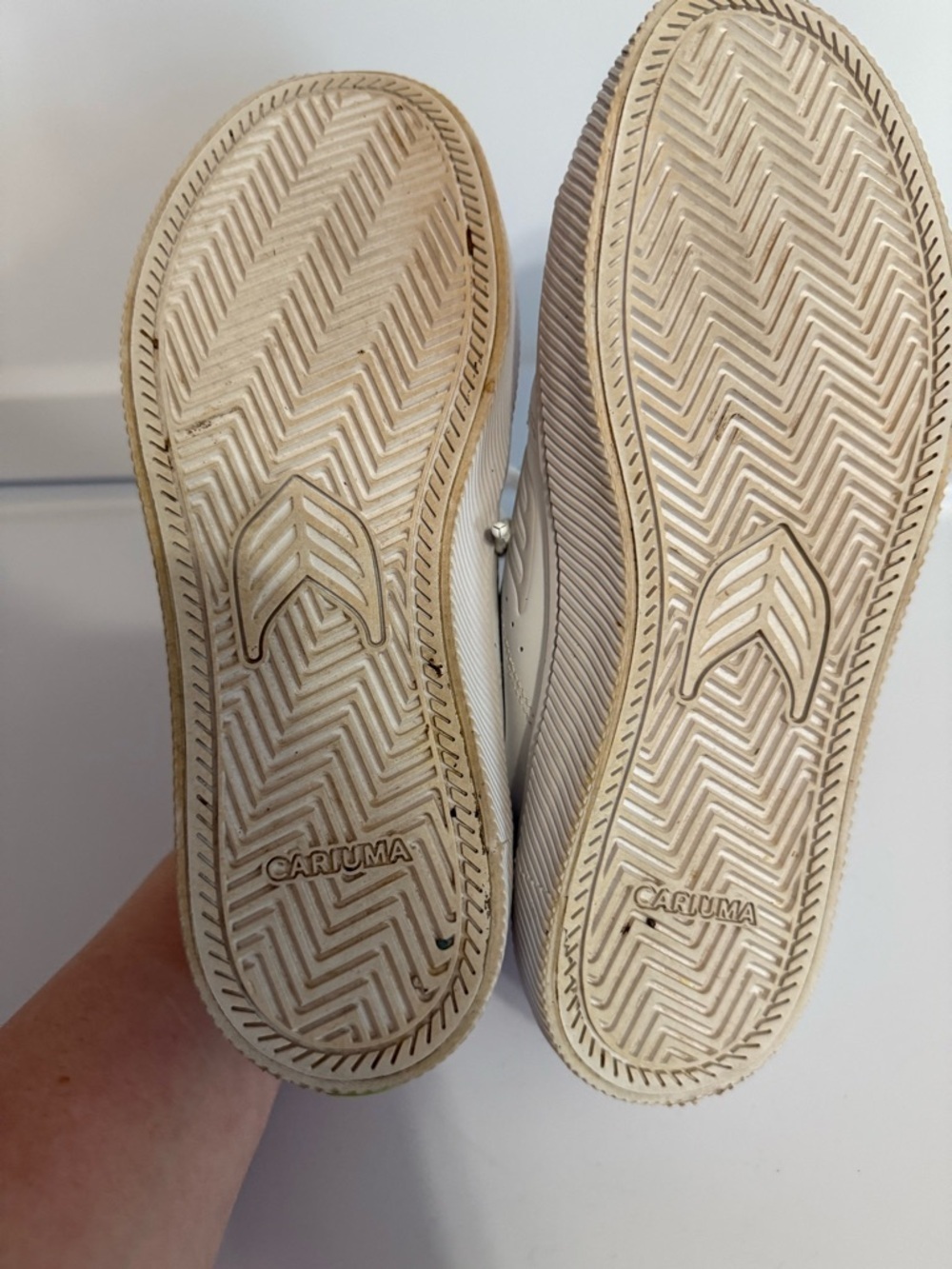 Cariuma Salvas Leather Sneakers Women's Size 8 White Tennis Shoes - Picture 6 of 7